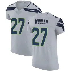 Riq Woolen Seattle Seahawks Elite Men's Alternate Vapor Untouchable Jersey (Gray)