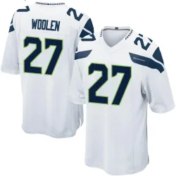 Riq Woolen Seattle Seahawks Game Men's Jersey (White)