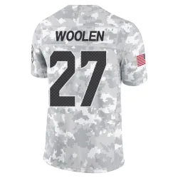 Riq Woolen Seattle Seahawks Limited Men's 2024 Salute to Service Jersey (Arctic Camo)