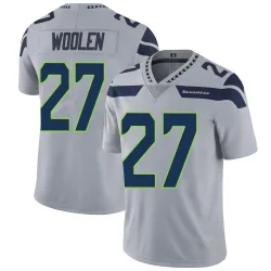 Riq Woolen Seattle Seahawks Limited Men's Alternate Vapor Untouchable Jersey (Gray)