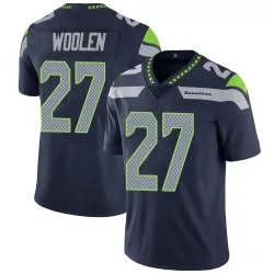 Riq Woolen Seattle Seahawks Limited Men's Team Color Vapor Untouchable Jersey (Navy)