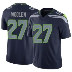 Riq Woolen Seattle Seahawks Limited Men's Vapor F.U.S.E. Jersey (Navy)