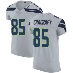 River Cracraft Seattle Seahawks Elite Men's Alternate Vapor Untouchable Jersey (Gray)