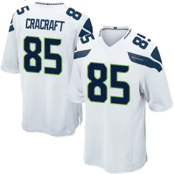 River Cracraft Seattle Seahawks Game Men's Jersey (White)