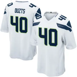 Robbie Ouzts Seattle Seahawks Game Men's Jersey (White)