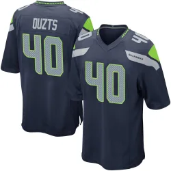 Robbie Ouzts Seattle Seahawks Game Men's Team Color Jersey (Navy)