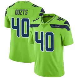 Robbie Ouzts Seattle Seahawks Limited Men's Color Rush Neon Jersey (Green)