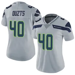 Robbie Ouzts Seattle Seahawks Limited Women's Alternate Vapor Untouchable Jersey (Gray)