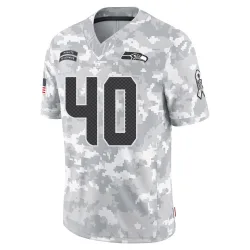 Robbie Ouzts Seattle Seahawks Limited Youth 2024 Salute to Service Jersey (Arctic Camo)