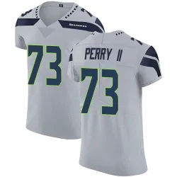 Roderick Perry II Seattle Seahawks Elite Men's Alternate Vapor Untouchable Jersey (Gray)