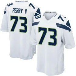 Roderick Perry II Seattle Seahawks Game Men's Jersey (White)