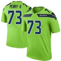 Roderick Perry II Seattle Seahawks Legend Men's Color Rush Neon Jersey (Green)