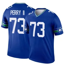 Roderick Perry II Seattle Seahawks Legend Men's Throwback Jersey (Royal)