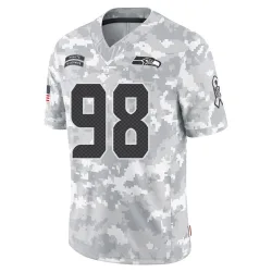 Rylie Mills Seattle Seahawks Limited Men's 2024 Salute to Service Jersey (Arctic Camo)