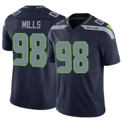Rylie Mills Seattle Seahawks Limited Men's Vapor F.U.S.E. Jersey (Navy)
