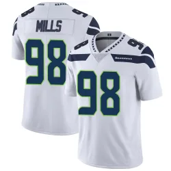 Rylie Mills Seattle Seahawks Limited Men's Vapor Untouchable Jersey (White)