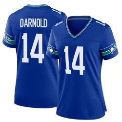 Sam Darnold Seattle Seahawks Game Women's Throwback Jersey (Royal)