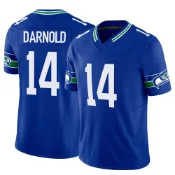 Sam Darnold Seattle Seahawks Limited Men's Throwback Vapor F.U.S.E. Jersey (Royal)