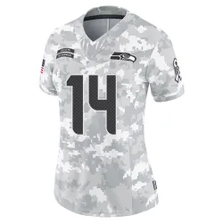 Sam Darnold Seattle Seahawks Limited Women's 2024 Salute to Service Jersey (Arctic Camo)