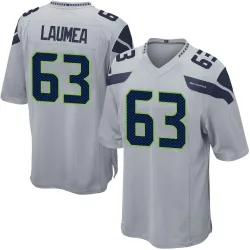 Sataoa Laumea Seattle Seahawks Game Men's Alternate Jersey (Gray)