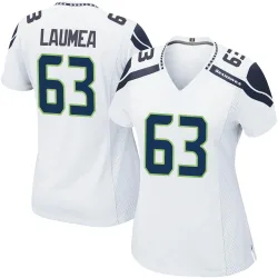 Sataoa Laumea Seattle Seahawks Game Women's Jersey (White)