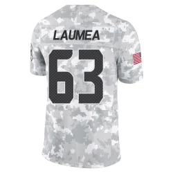 Sataoa Laumea Seattle Seahawks Limited Men's 2024 Salute to Service Jersey (Arctic Camo)