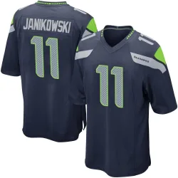 Sebastian Janikowski Seattle Seahawks Game Men's Team Color Jersey (Navy)
