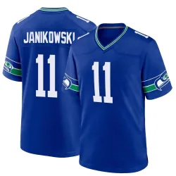Sebastian Janikowski Seattle Seahawks Game Men's Throwback Jersey (Royal)