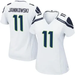 Sebastian Janikowski Seattle Seahawks Game Women's Jersey (White)