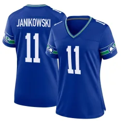 Sebastian Janikowski Seattle Seahawks Game Women's Throwback Jersey (Royal)