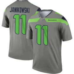 Sebastian Janikowski Seattle Seahawks Legend Youth Steel Inverted Jersey ()