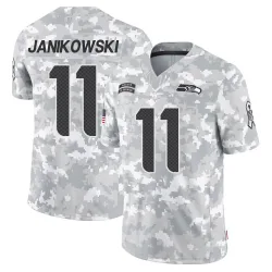 Sebastian Janikowski Seattle Seahawks Limited Men's 2024 Salute to Service Jersey (Arctic Camo)