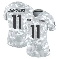 Sebastian Janikowski Seattle Seahawks Limited Women's 2024 Salute to Service Jersey (Arctic Camo)