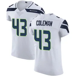 Seth Coleman Seattle Seahawks Elite Men's Vapor Untouchable Jersey (White)