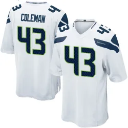 Seth Coleman Seattle Seahawks Game Men's Jersey (White)