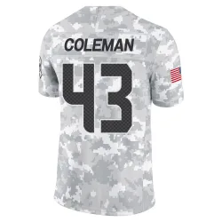 Seth Coleman Seattle Seahawks Limited Men's 2024 Salute to Service Jersey (Arctic Camo)