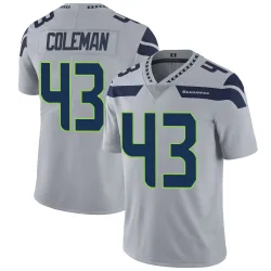 Seth Coleman Seattle Seahawks Limited Men's Alternate Vapor Untouchable Jersey (Gray)