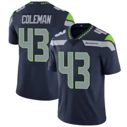 Seth Coleman Seattle Seahawks Limited Men's Team Color Vapor Untouchable Jersey (Navy)