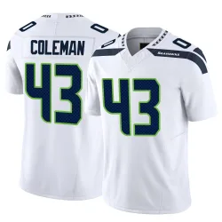 Seth Coleman Seattle Seahawks Limited Men's Vapor F.U.S.E. Jersey (White)