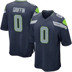 Shaquill Griffin Seattle Seahawks Game Men's Team Color Jersey (Navy)