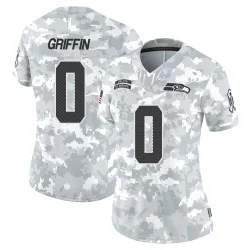 Shaquill Griffin Seattle Seahawks Limited Women's 2024 Salute to Service Jersey (Arctic Camo)