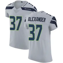 Shaun Alexander Seattle Seahawks Elite Men's Alternate Vapor Untouchable Jersey (Gray)