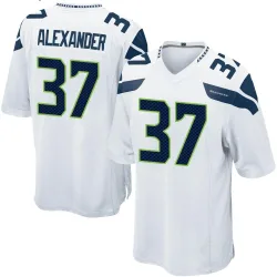 Shaun Alexander Seattle Seahawks Game Men's Jersey (White)