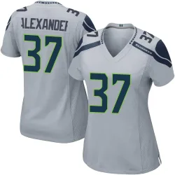 Shaun Alexander Seattle Seahawks Game Women's Alternate Jersey (Gray)