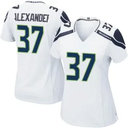 Shaun Alexander Seattle Seahawks Game Women's Jersey (White)