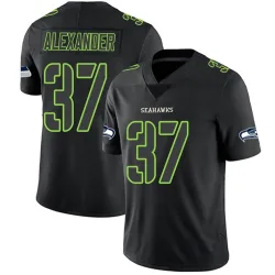 Shaun Alexander Seattle Seahawks Limited Men's Jersey (Black Impact)