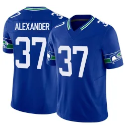 Shaun Alexander Seattle Seahawks Limited Men's Throwback Vapor F.U.S.E. Jersey (Royal)