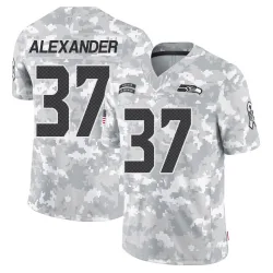 Shaun Alexander Seattle Seahawks Limited Youth 2024 Salute to Service Jersey (Arctic Camo)