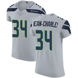 Shemar Jean-Charles Seattle Seahawks Elite Men's Alternate Vapor Untouchable Jersey (Gray)