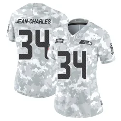 Shemar Jean-Charles Seattle Seahawks Limited Women's 2024 Salute to Service Jersey (Arctic Camo)